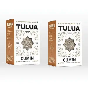 Tulua Whole Cumin Seeds (Jeera) -100gm Each Pack of 2 | Natural and Organic Zeera | Chemical Free & Pesticides Free | Pure and Fresh Indian Spices