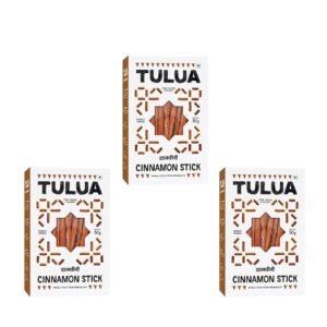 Tulua Natural Cinnamon Sticks - 50g Each Pack of 3 | Premium Dalchini from Meghalaya | Strong Aroma & Sweet Warm Taste | Ideal for Tea, Biryani & Baking | Freshly Packed
