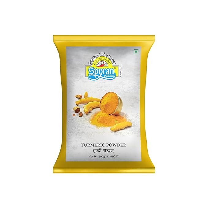 Spyran Turmeric Powder | High Curcumin Sangli Haldi Powder | No Added Flavours and Colours | Authentic Indian Spice 500 grams