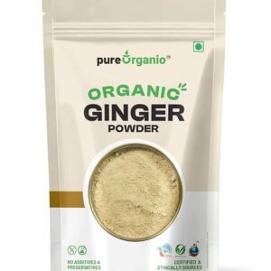 Pure Organio Organic Ginger Powder (Sonth/Saunth) - NPOP Certified - 200 Gm
