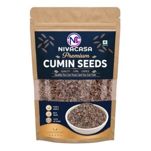 NIVACASA Premium Cumin Seeds 200g Jeera Whole Cumin Spice Pure Natural Fresh Aromatic Seeds for Indian Cooking Curries Dal Snacks Pickles PACK OF 1